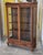 Antique Carved Quartered Oak Paine's Furniture Sliding Glass Door Bookcase C1890-1910 For Sale In New York - Image 6 of 18