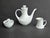 Cream 1970s Block Bidasoa Blanco Porcelain Coffee Set, 3 Pieces For Sale - Image 8 of 11