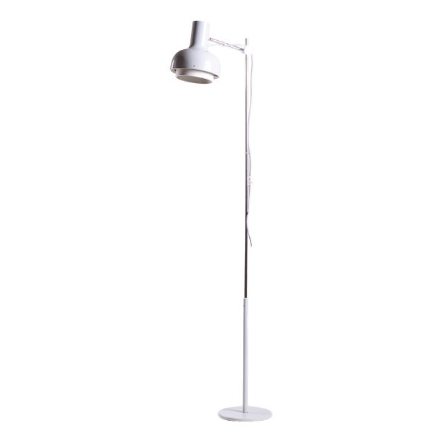 Mid-Century Floor Lamp in Chrome by J. Hůrka for Napako, Czech, 1960s For Sale