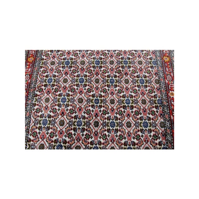 1980s Old Persian Tabriz Runner Rug 3 X 23 For Sale - Image 10 of 11