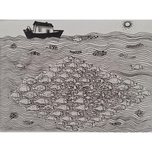 Contemporary Jerzy Dmitruk, The Wish Coming True (The Sower of Harvest), 2009, Etching For Sale - Image 3 of 7