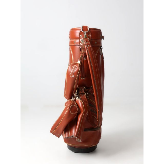 Metal Vintage Amf Hogan Golf Bag With Club Covers For Sale - Image 7 of 15