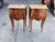 Exceptional Pair French Inlay Night Tables W/Marble For Sale - Image 9 of 10