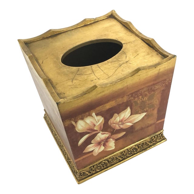 Wood Boutique Designer Tissue Box For Sale