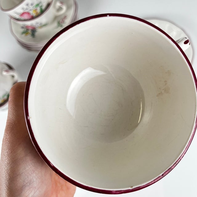 Large Streetlight Cups with Saucers from KG Lunéville, 1980s, Set of 10 For Sale - Image 10 of 12