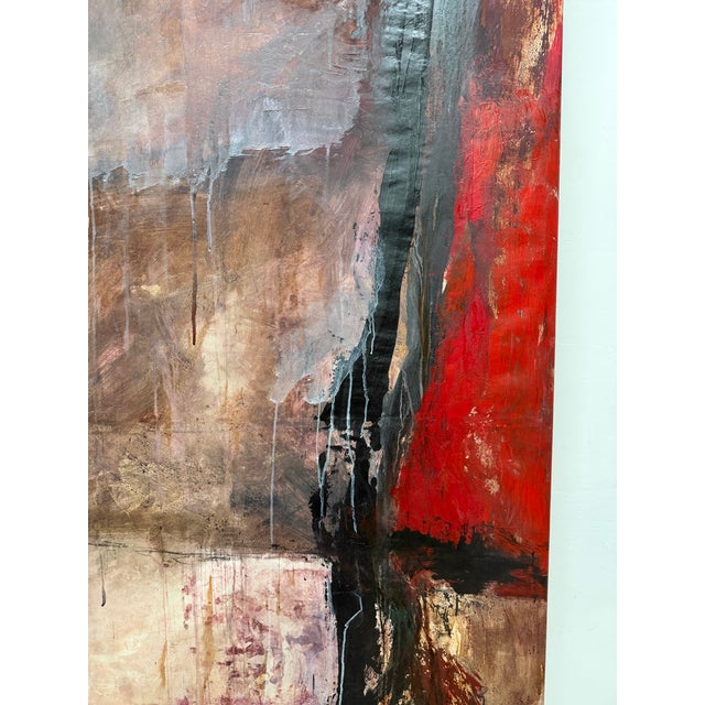 Abstract Modern Acrylic on Canvas Wall Art For Sale - Image 13 of 14