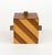 Mid-Century Ice Bucket in Wood and Brass attributed to Tommaso Barbi, Italy, 1960s For Sale - Image 4 of 17