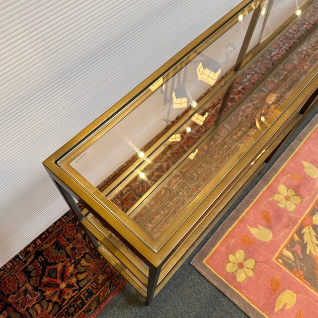 Mitchell Gold + Bob Williams Vienna Low Bookcase, Large For Sale - Image 11 of 12