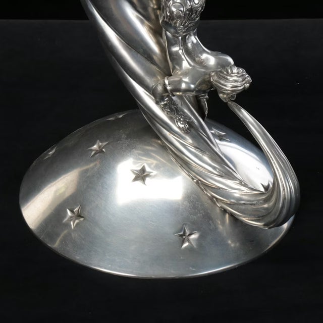 Piero Figura Pewter Wine Chiller Vase Centerpiece for Neiman Marcus For Sale - Image 10 of 15