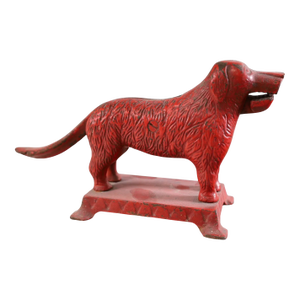 Antique Red Dog Cast Iron Nutcracker l.a. Althoff MFG Co