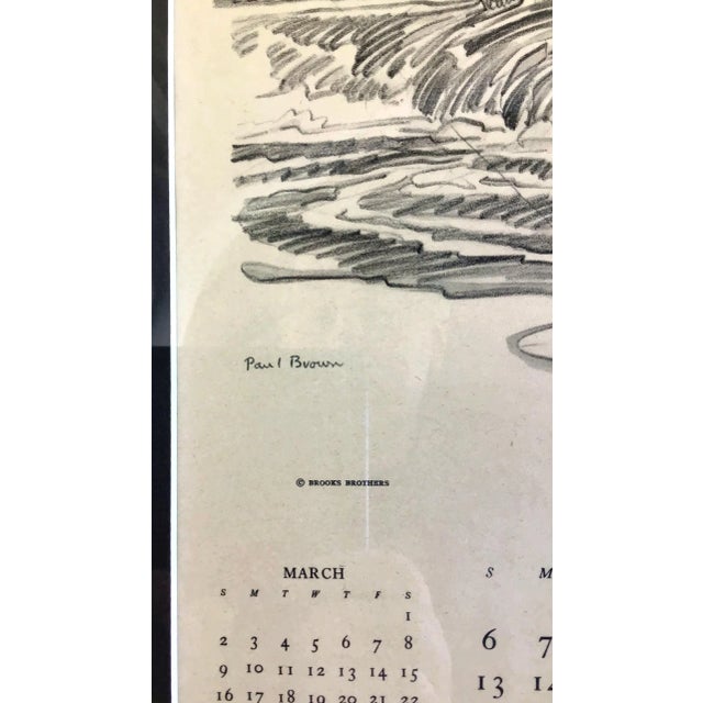 Newly framed with glass and matting we have a classic pencil print of Paul Brown’s Fishing Scene of April 1947. Brought to...