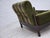 Vintage Scandinavian Two-Seater Sofa in Green Furniture Velour and Beech, 1970s For Sale - Image 15 of 18