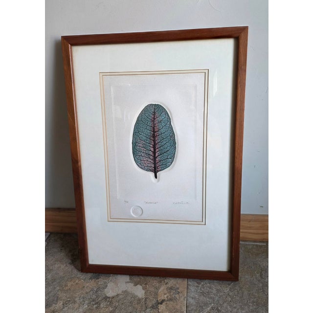 1970s Rimer Cardillo "Ambarina" Nature Engraving 54/150 For Sale - Image 5 of 14