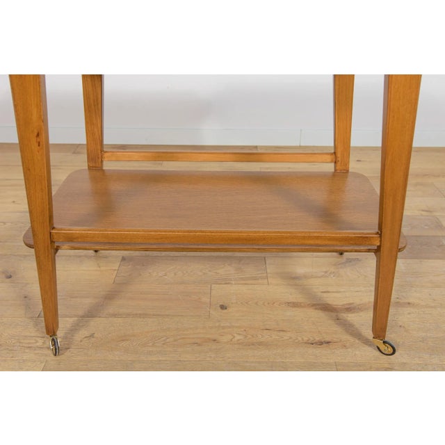 Wood Mid-Century Teak Serving Trolley, United Kingdom, 1960s For Sale - Image 7 of 13