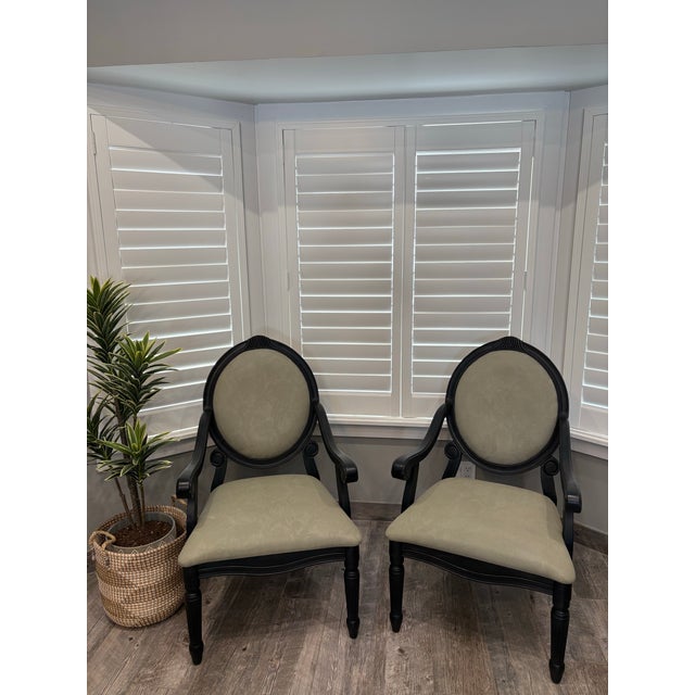 These chairs are French-inspired Louis XVI style, thoughtfully updated for today’s interiors. They showcase the iconic...