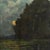 Impressionist Romantic Moonlight River Landscape, Vintage Original Impressionist Oil Painting, Early-Mid 20th Century For Sale - Image 3 of 10