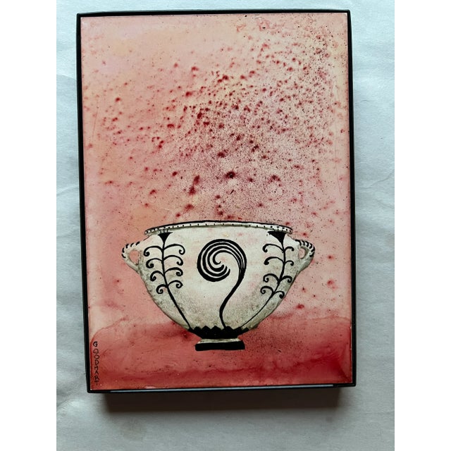 Contemporary Original Still Life Red Painting, Contemporary, "Vessel of Growth", Framed For Sale - Image 9 of 9