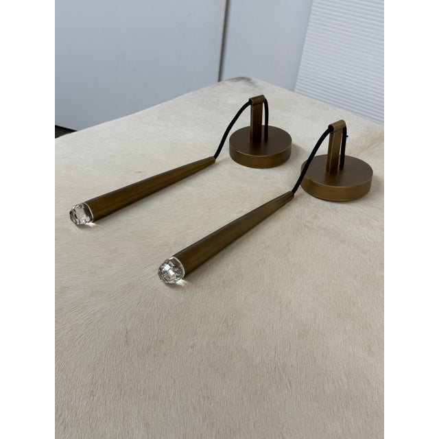 Design Plus Gallery presents a Pair of the Aquitaine Sconces by Jonathan Browning for Restoration Hardware. Inspired by...
