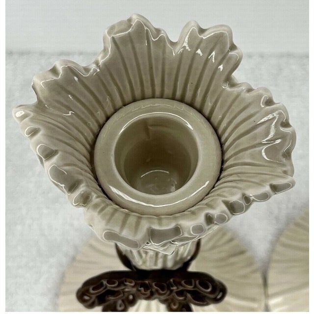 Charming pair of vintage Fitz & Floyd **Daisy Boy** candlesticks from 1975, featuring the beloved whimsical design and...