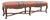 French Heavy Carved Extra Long Upholstered Bed End Hallway Bench 6923 For Sale
