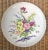 Vintage Bloomingdales Round Platter With Handprinted Floral Bouquet For Sale - Image 9 of 9