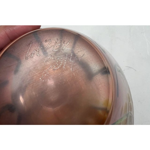 Tim Lazer Art Glass Vase Signed, Dated For Sale - Image 9 of 9