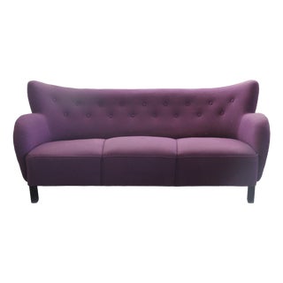 Danish Club Sofa by Fritz Hansen & Flemming Lassen, 1930s For Sale