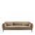 Tarantino Brown 3-Seater Sofa For Sale - Image 4 of 4