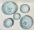Set of Five Vintage Blue and White Nesting Asian Serving Bowls For Sale - Image 10 of 10