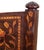 Antique Dutch 19th C Carved & Marquetry Inlaid Rocking Chair + Needlepoint Pillow For Sale - Image 10 of 18
