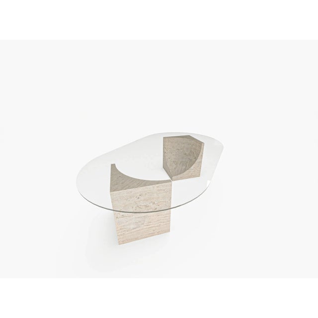 Edge Oval Coffee Table, in New conditions. Designed from 2000 Labeled by Maker