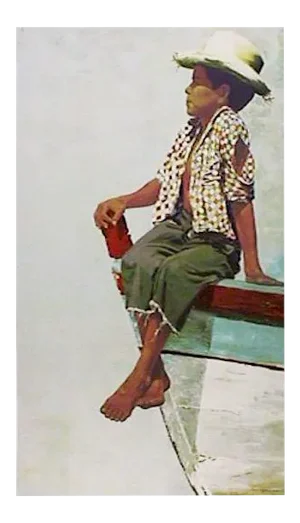 Vic Herman, Little Fisherman From Boca Del Rio, Lithograph