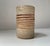 Brown Vintage Cylindrical Vase in Striped Glazed Stoneware by Tue Poulsen, 1970s For Sale - Image 8 of 8