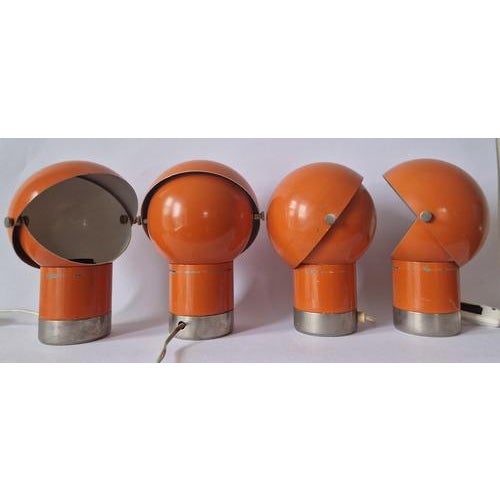 1970s Space Age Astronaut Table Lamps, Kamenicky Senov, 1970s, Set of 4 For Sale - Image 5 of 13
