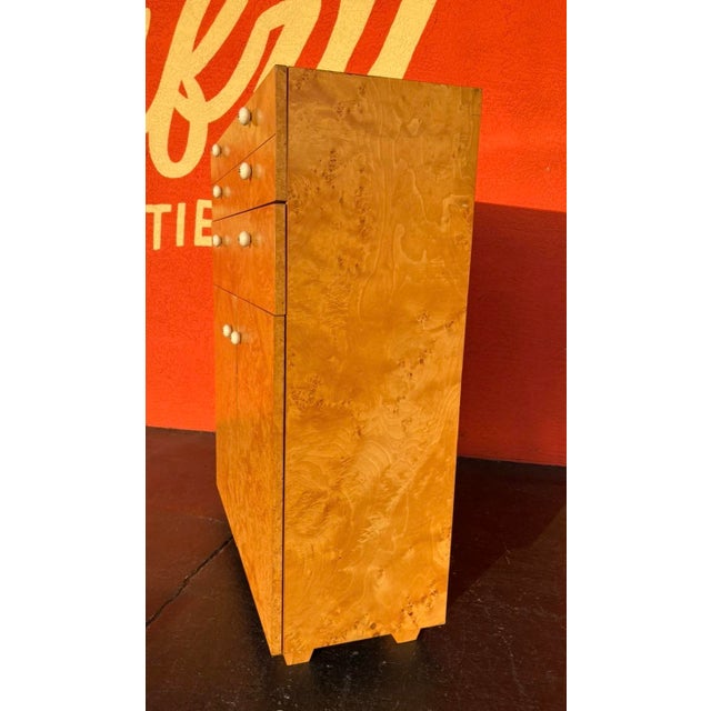 Postmod Founders Burl Gentleman’s Chest For Sale - Image 13 of 16