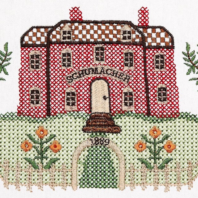 Schumacher Sample - Schumacher Merrifield Sampler Fabric in Document For Sale - Image 4 of 6