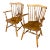 1970s Ethan Allen Heirloom Nutmeg Maple Fiddleback Windsor Armchairs - a Pair (10-6020a) For Sale
