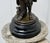 Renaissance Antique Spelter Figure of European Renaissance Scholar on Wooden Base For Sale - Image 3 of 13