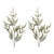 Contemporary Icy Pine Spray with Pinecones (Set of 2) For Sale - Image 3 of 3