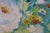 Vintage Impressionist Floral Oil Painting White Roses in Basket Framed 41" For Sale - Image 9 of 10