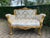 Beige 1980s French Louis XVI Gold Beech Beige Settee For Sale - Image 8 of 13
