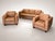 Loom Golden Light Leather Sofa & Lounge Chair Set Special Edition For Sale - Image 9 of 11