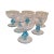 Mid-Century Modern Set of 6 Bryce Aquarius Chanpagne/ Sherbert Glasses, 1970s For Sale - Image 3 of 3
