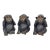 Vintage Cast Brass 3 Wise Monkeys For Sale