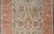 Measures: 8'5 x 11'5 Antique Turkish Oushak Rug in Coral, Ivory and Soft Blue Accents. Keivan Woven Arts / Rug/CHRT-1,...