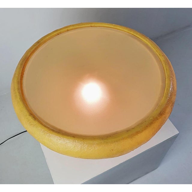 Mid-Century Illuminated Modern Coffee Table in Fiberglass, Italy, 1960s For Sale - Image 6 of 7