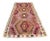 Vintage Rustic Turkish Kilim Runner - 58" X 127.5" For Sale