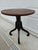 Primitive Round Wooden Pedestal Pub Table For Sale - Image 6 of 18