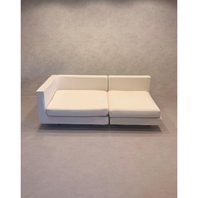 Beige Sity Modular Sofa by Antonio Citterio for B&B Italia / C&B Italia, 1990s, Set of 2 For Sale - Image 8 of 15