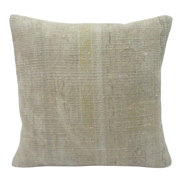 Faded Turkish Ivory Pillow For Sale